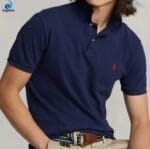 Navy Blue Polo T Shirt