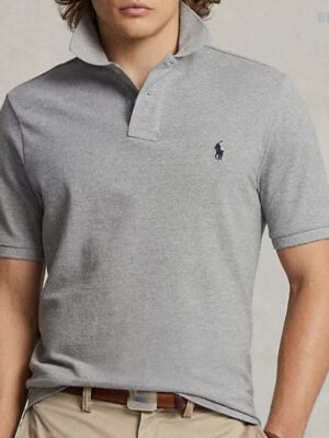 Light Grey Polo T Shirt