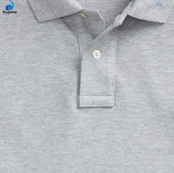 Light Grey Polo T Shirt