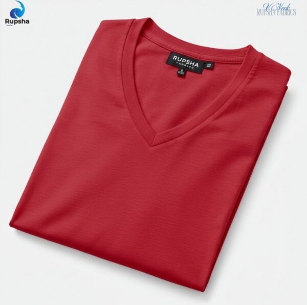 Red V Neck T-shirt