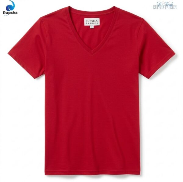 Red V Neck T-shirt