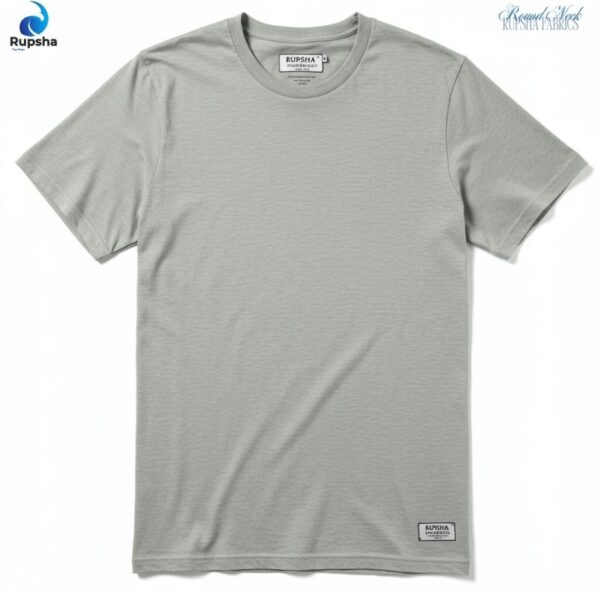 Light Grey Round Neck T-Shirt