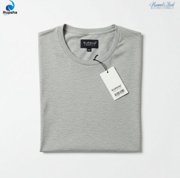 Light Grey Round Neck T-Shirt