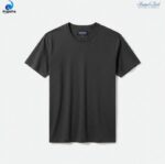 Dark Grey Round Neck T-Shirt