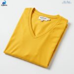 Yellow V Neck T-shirt