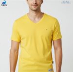 Yellow V Neck T-shirt