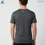 Dark Grey Round Neck T-Shirt