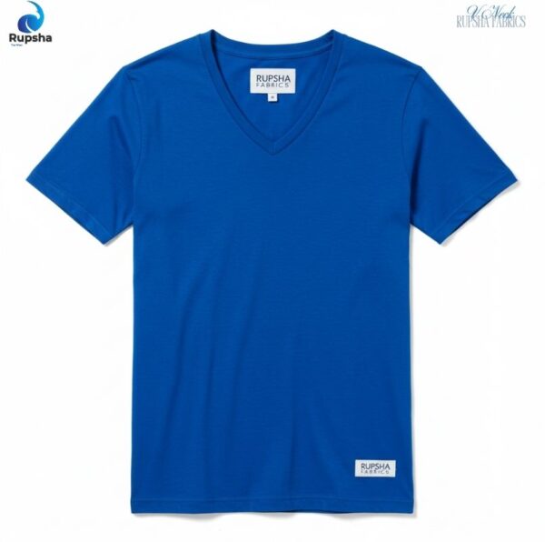 Royal Blue V Neck T-shirt