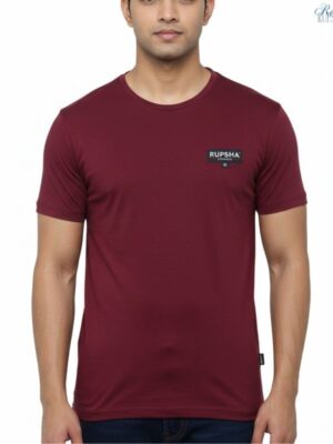 Maroon Round Neck T-Shirt