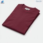Maroon Round Neck T-Shirt