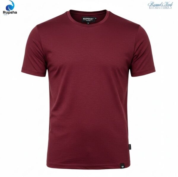 Maroon Round Neck T-Shirt