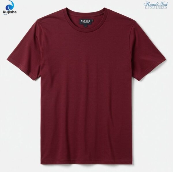 Maroon Round Neck T-Shirt