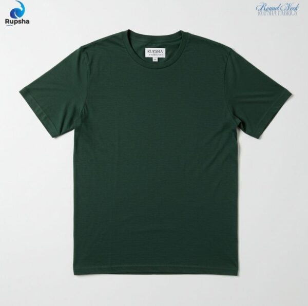 Green Round Neck T-Shirt