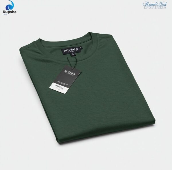 Green Round Neck T-Shirt