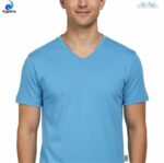 Sky Blue V Neck T-shirt