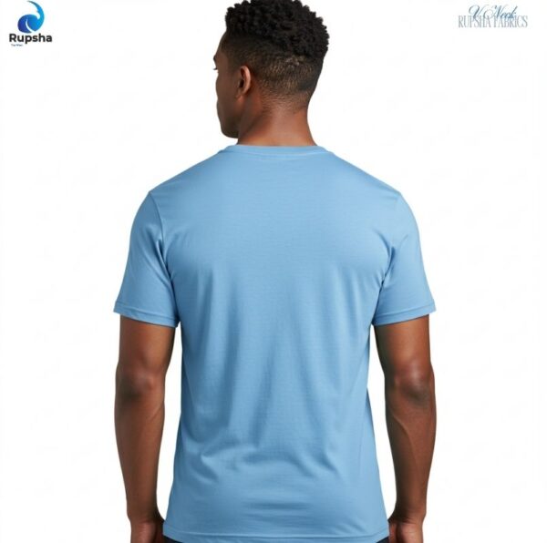 Sky Blue V Neck T-shirt