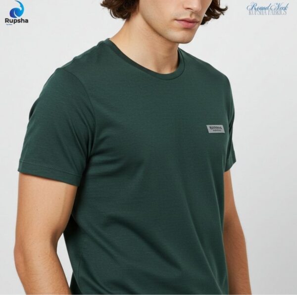 Green Round Neck T-Shirt