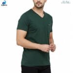 Green V Neck T-shirt