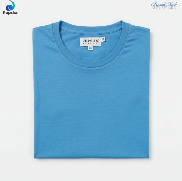 Sky Blue Round Neck T-Shirt