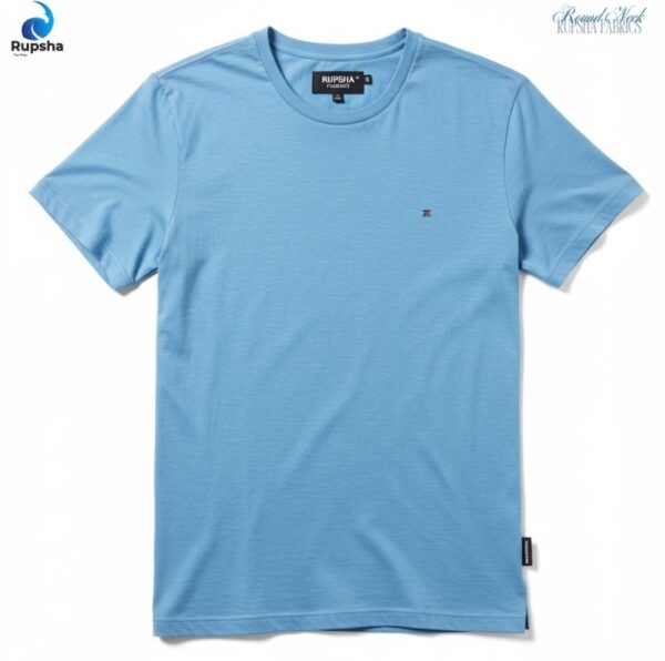 Sky Blue Round Neck T-Shirt