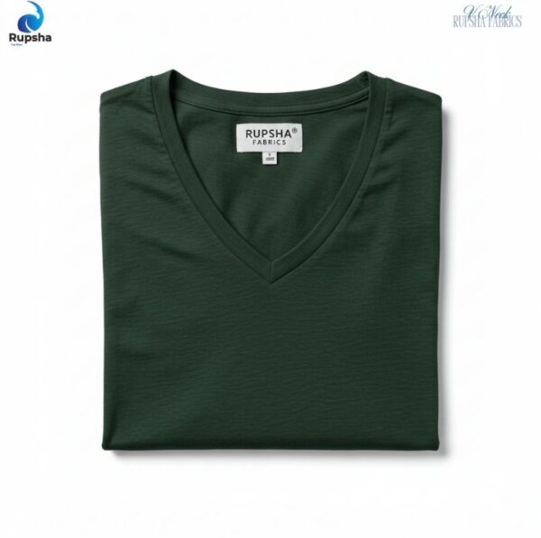 Green V Neck T-shirt