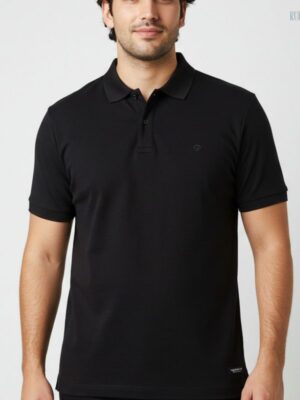 Black Polo T-Shirt
