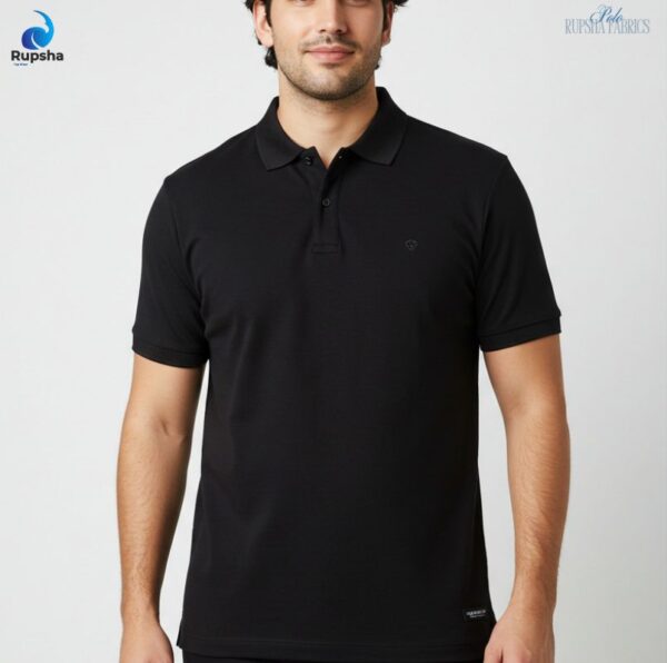 Black Polo T-Shirt
