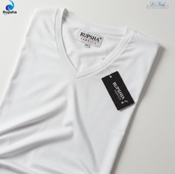 White V Neck T-Shirt