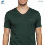 Green V Neck T-shirt