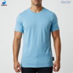 Sky Blue Round Neck T-Shirt