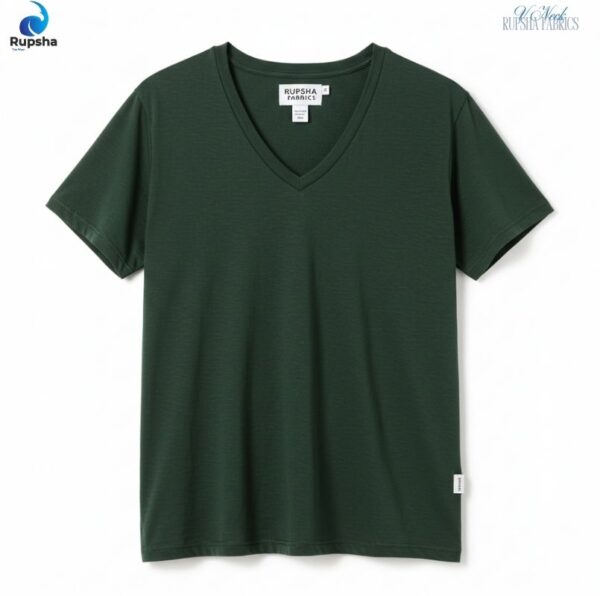 Green V Neck T-shirt