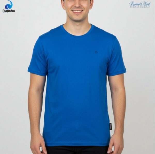 Royal Blue Round Neck T-Shirt
