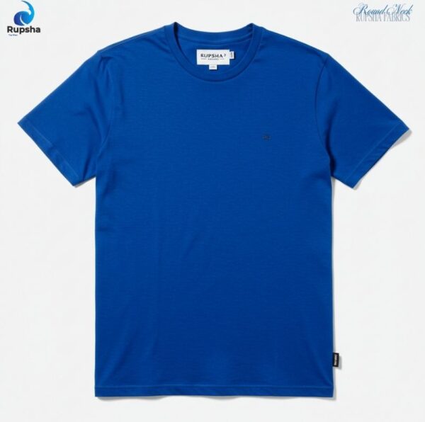 Royal Blue Round Neck T-Shirt