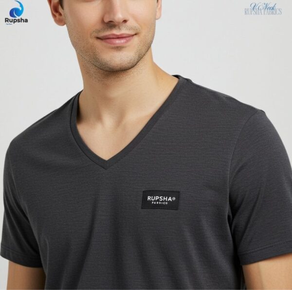 Dark Grey V Neck T-shirt