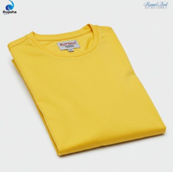 Yellow Round Neck T-Shirt