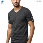 Dark Grey V Neck T-shirt
