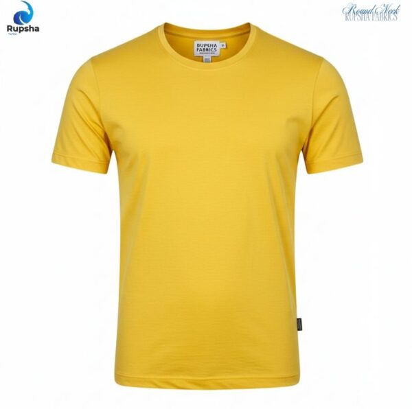 Yellow Round Neck T-Shirt