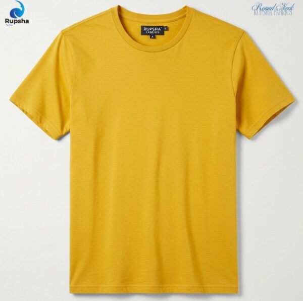 Yellow Round Neck T-Shirt
