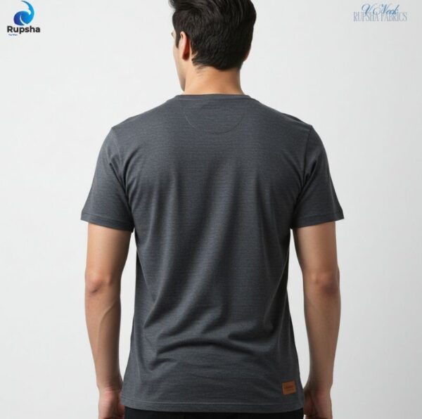 Dark Grey V Neck T-shirt