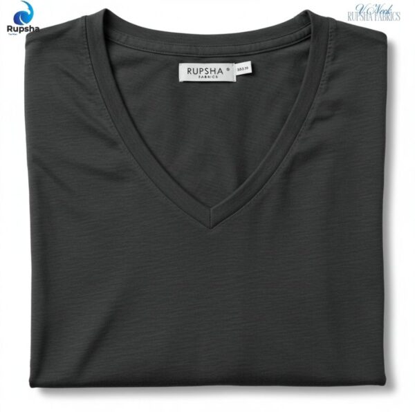 Dark Grey V Neck T-shirt