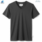 Dark Grey V Neck T-shirt