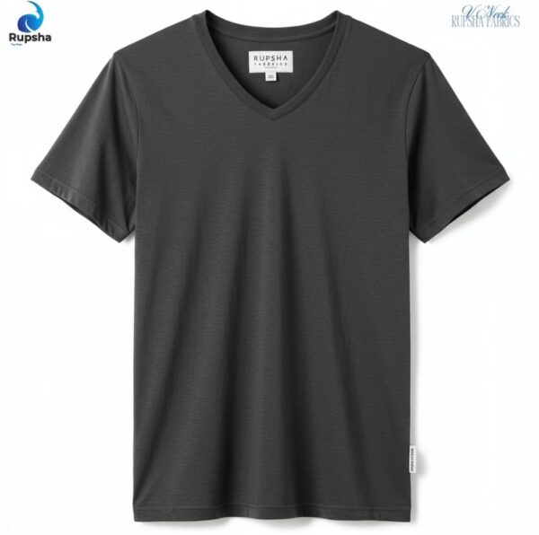 Dark Grey V Neck T-shirt