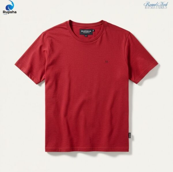 Red Round Neck T-Shirt