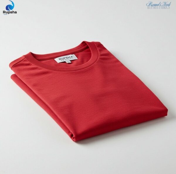 Red Round Neck T-Shirt