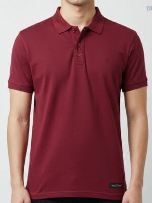 Maroon Polo T-Shirt