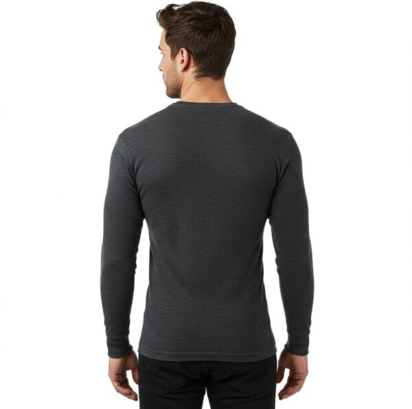 Dark Grey Henley Thermal