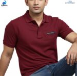 Maroon Polo T-Shirt