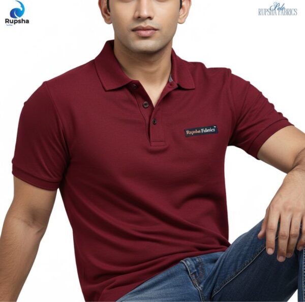 Maroon Polo T-Shirt