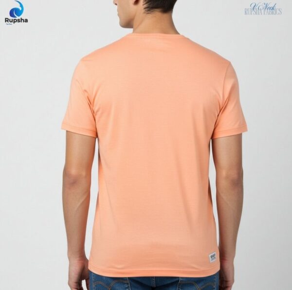 Peach V Neck T-shirt