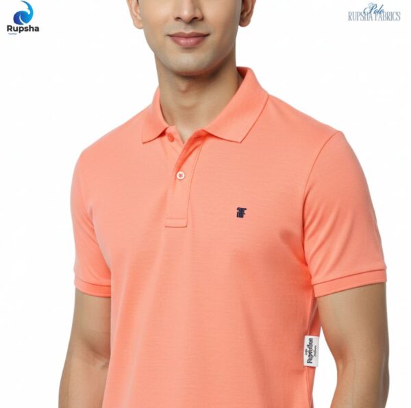Peach Polo T-Shirt